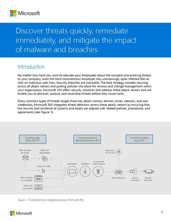 Discover threats quickly, remediate immediately, and mitigate the ...